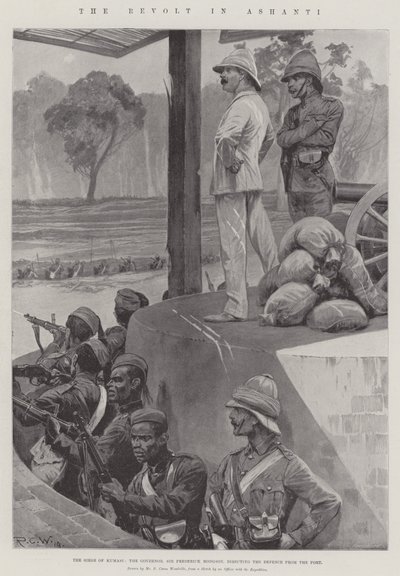 The Revolt in Ashanti by Richard Caton Woodville junior